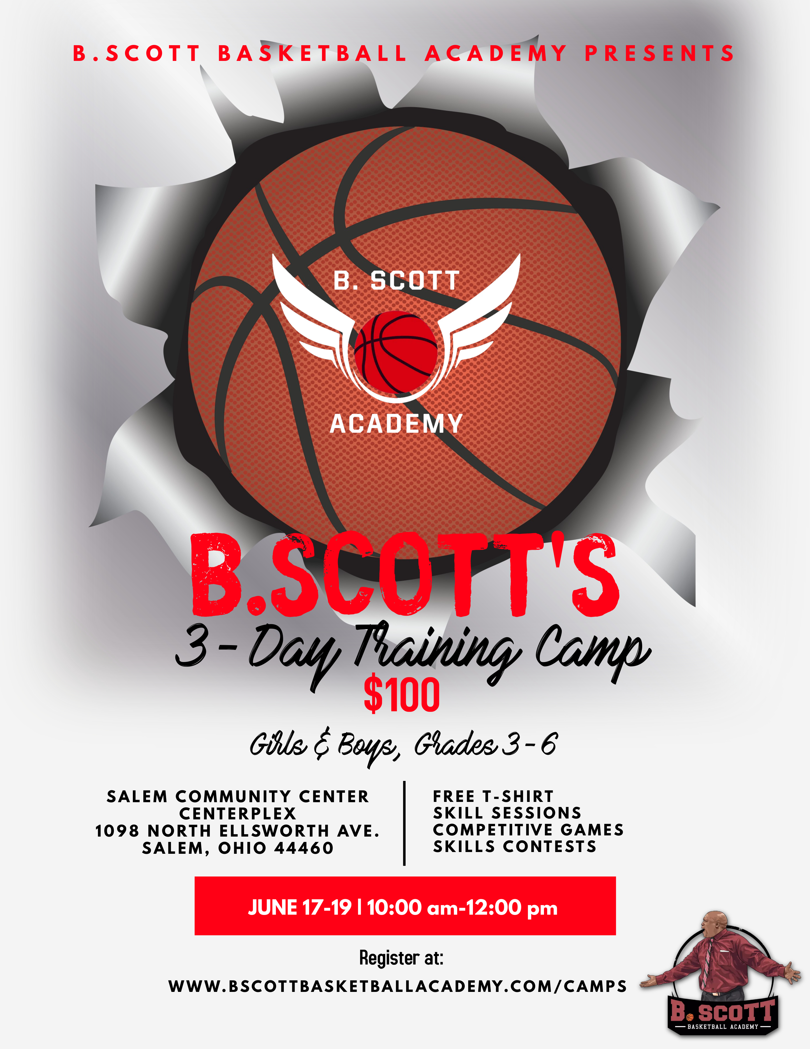 3 Day Training Camp Flyer