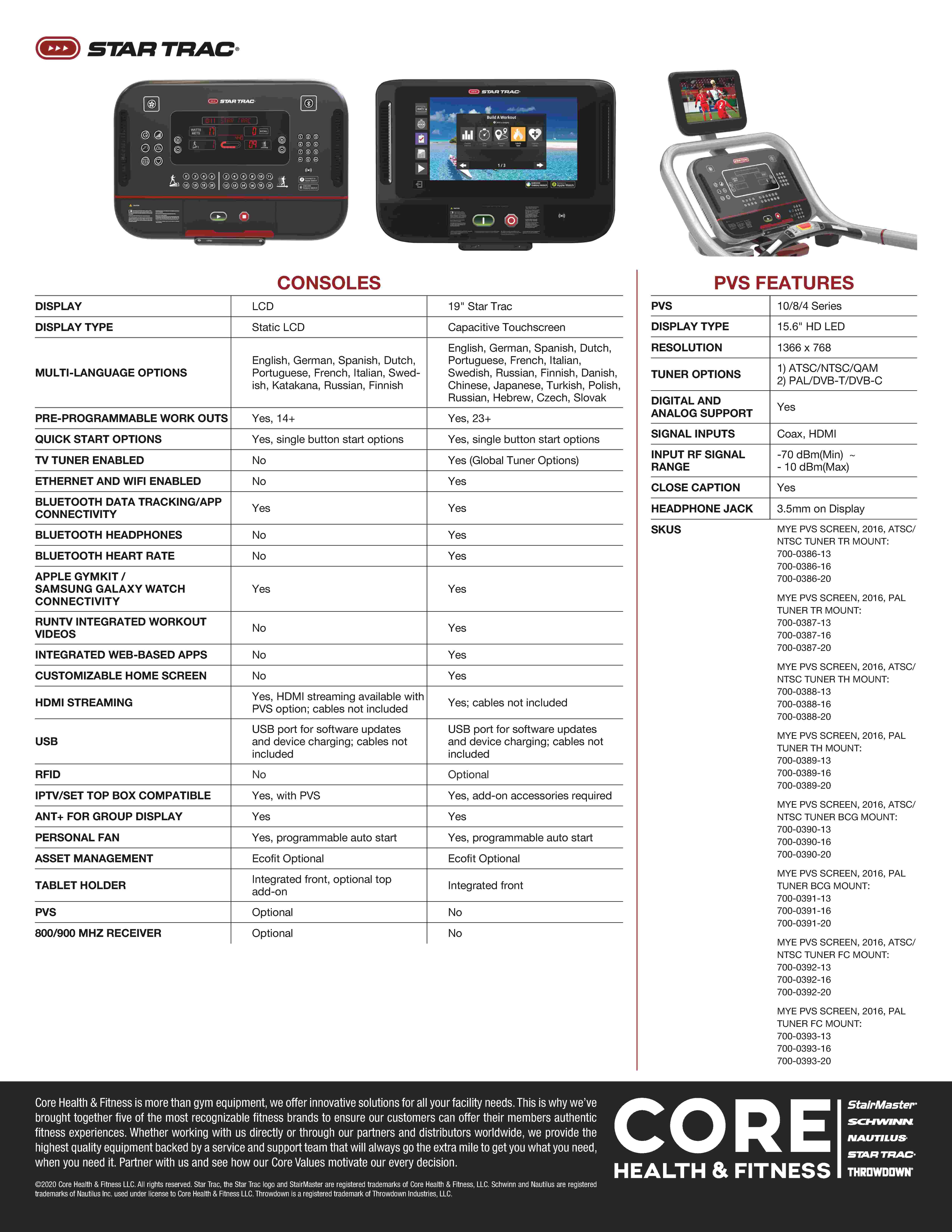 Star Trac 8UB Upright Bike Product Sheet 002